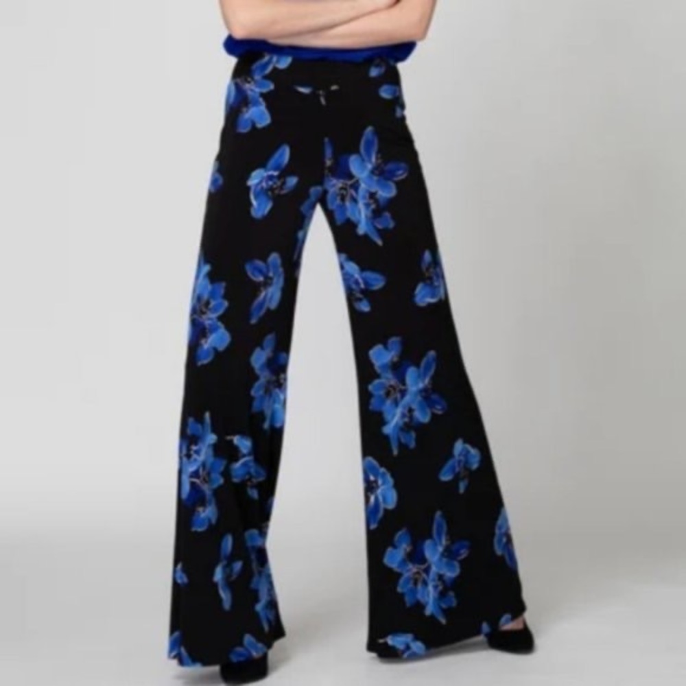 Joseph Ribkoff Wide Leg Floral Pant